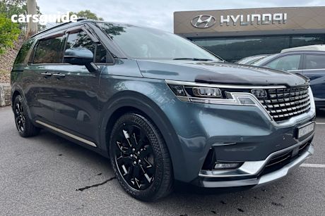 Blue 2021 Kia Carnival Wagon Platinum