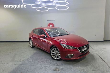 Red 2015 Mazda 3 Hatchback Sp25