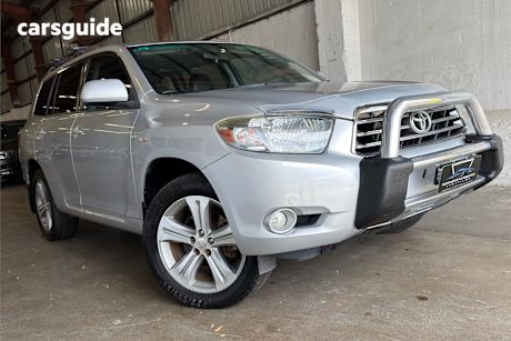 Silver 2008 Toyota Kluger Wagon Kx-S (4X4)