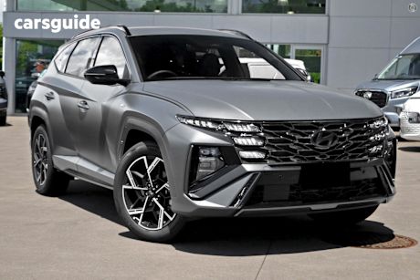 Grey 2025 Hyundai Tucson Wagon Elite Hybrid N Line (Awd)