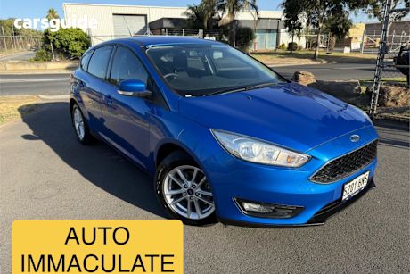 Blue 2016 Ford Focus Hatchback Trend