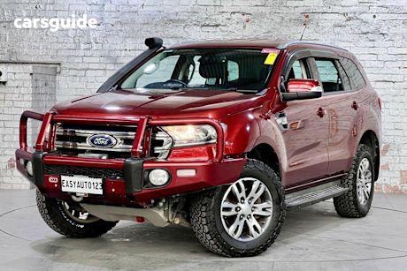 Red 2017 Ford Everest Wagon Trend