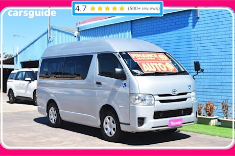 Silver 2016 Toyota HiAce SUV TRH200