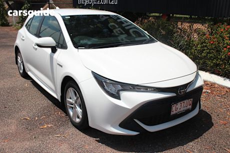 White 2020 Toyota Corolla Hatchback Ascent Sport (Hybrid)
