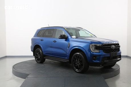 Blue 2023 Ford Everest Wagon Sport (4Wd)