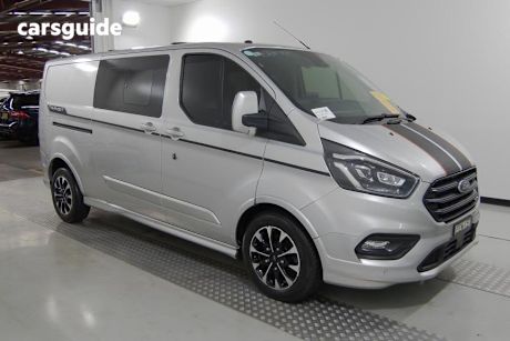 Silver 2019 Ford Transit Custom Van 320L (Lwb) Sport Dciv