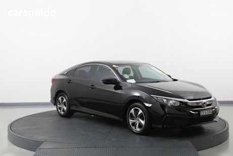Black 2019 Honda Civic Sedan Vti