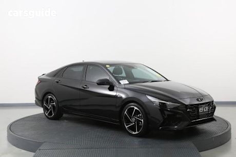 Black 2023 Hyundai I30 Sedan N LINE