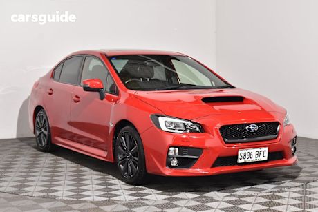 Red 2015 Subaru WRX Sedan Premium (Awd)