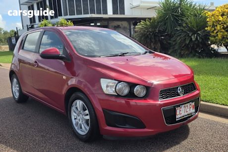 Burgundy 2013 Holden Barina Hatchback Cd