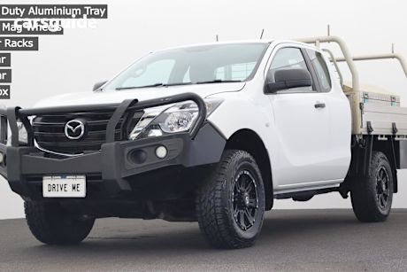 White 2019 Mazda BT-50 Freestyle Cab Chassis Xt (4X4) (5Yr)