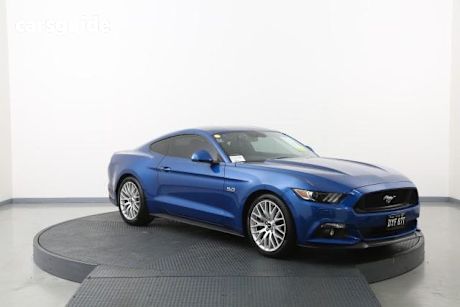 Blue 2017 Ford Mustang Coupe Fastback Gt 5.0 V8