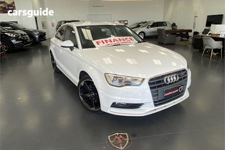 White 2016 Audi A3 Sedan 1.4 Tfsi Cod