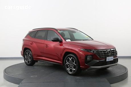 Red 2024 Hyundai Tucson Wagon Elite N Line (Fwd)