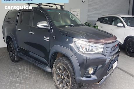 Black 2017 Toyota Hilux Dual Cab Utility Sr5 (4X4)