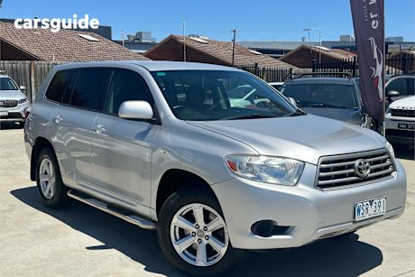 Silver 2008 Toyota Kluger Wagon Kx-R (4X4) 5 Seat