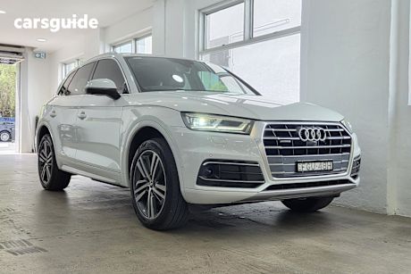 White 2020 Audi Q5 Wagon 40 Tdi Quattro Sport