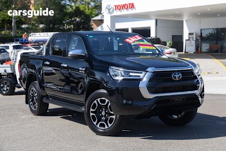 Black 2020 Toyota Hilux Double Cab Pick Up Sr5 (4X4)