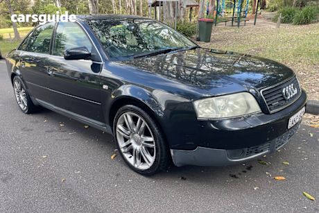 Black 2002 Audi A6 Sedan 2.8 V6 Quattro