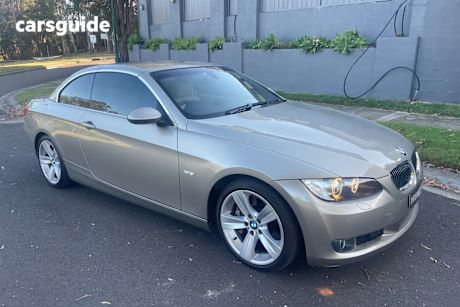 Gold 2008 BMW 335I Convertible