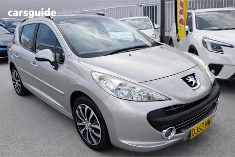 Silver 2007 Peugeot 207 Wagon Xt Touring
