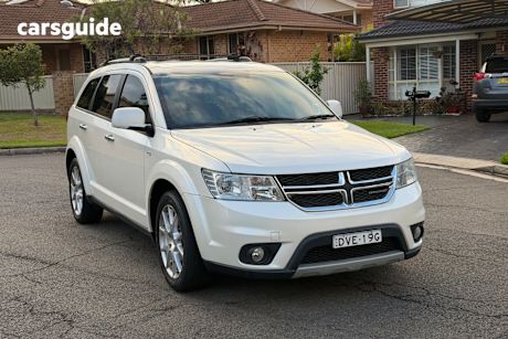 White 2015 Dodge Journey Wagon R/T