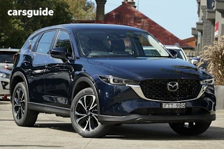 Blue 2025 Mazda CX-5 Wagon G25 Touring (Awd)