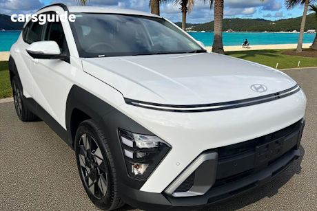 White 2025 Hyundai Kona Wagon Hybrid