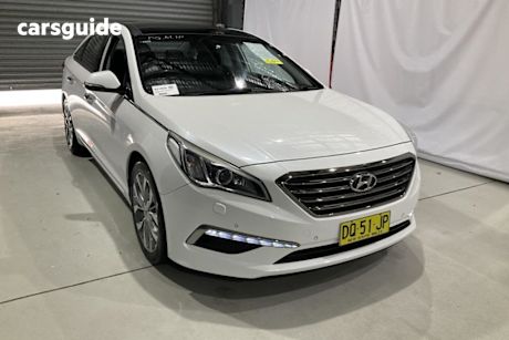 White 2016 Hyundai Sonata Sedan Premium