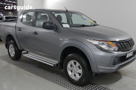 Grey 2018 Mitsubishi Triton Dual Cab Utility Glx Plus (4X4)