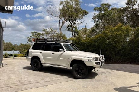 White 2007 Nissan Patrol Wagon Ti (4X4)