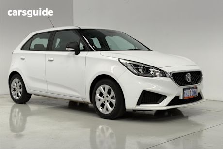 White 2021 MG MG3 Hatchback Core