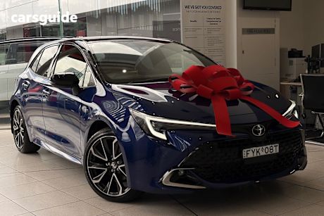 Blue 2025 Toyota Corolla Hatchback Zr Hybrid