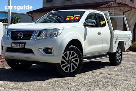 White 2017 Nissan Navara King Cab Utility St-X (4X4)
