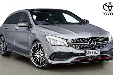 Grey 2018 Mercedes-Benz CLA250 Coupe Sport 4Matic