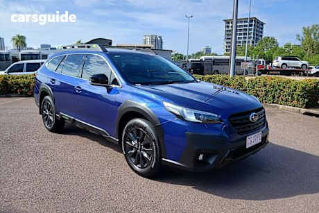Blue 2025 Subaru Outback Wagon Awd Sport