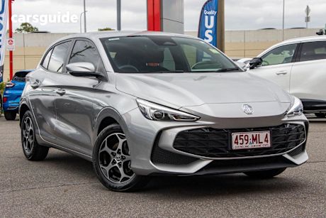 Silver 2024 MG MG3 Hatchback Excite Hybrid+