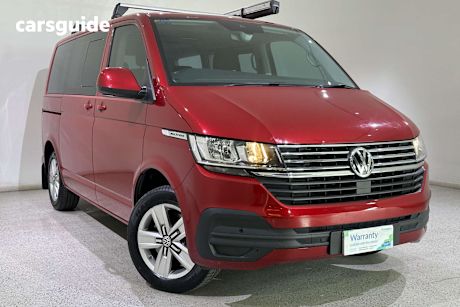 Red 2020 Volkswagen Multivan Wagon Tdi340 Swb Comfortline Premium
