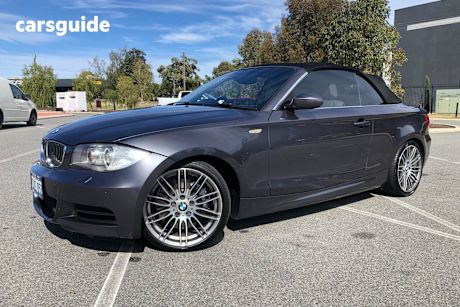 Grey 2008 BMW 1 Convertible 135I R