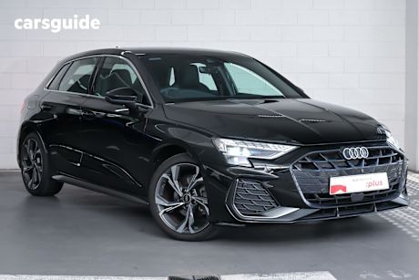 Black 2024 Audi A3 Sportback 35 Tfsi S Line (Mhev)