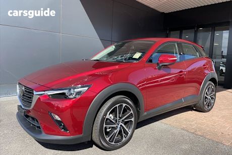 Red 2025 Mazda CX-3 Wagon G20 Evolve
