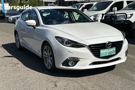 White 2016 Mazda 3 Hatchback Sp25 Gt