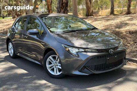 Grey 2020 Toyota Corolla Hatchback Ascent Sport (Hybrid)