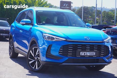 Blue 2025 MG ZS Wagon Excite Hybrid+