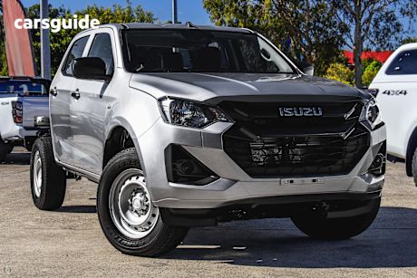 Silver 2025 Isuzu D-MAX Crew Cab Chassis Sx (4X4)