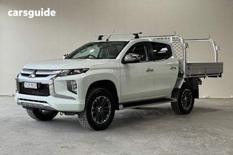 White 2020 Mitsubishi Triton Double Cab Pick Up Gls (4X4)