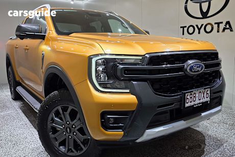 Yellow 2023 Ford Ranger Double Cab Pick Up Wildtrak 2.0 (4X4)