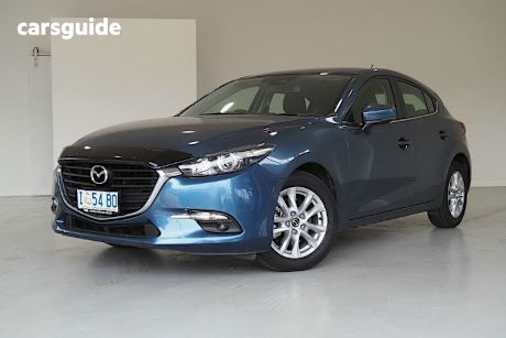 Blue 2018 Mazda 3 Hatchback Maxx Sport