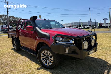 Red 2022 Mazda BT-50 Freestyle Cab Chassis Xt (4X4)