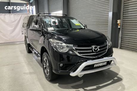 Black 2019 Mazda BT-50 Dual Cab Utility Xtr (4X4) (5Yr)